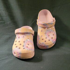 Crocs Style Tie-dye Mule Clogs Used Women's Size 10 (W0118)
